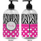 Zebra Print & Polka Dots 16 oz Plastic Liquid Dispenser (Approval)