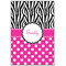 Zebra Print & Polka Dots 20x30 Wood Print - Front View