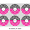 Zebra Print & Polka Dots 3" Multipurpose Round Labels - Sheet