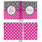 Zebra Print & Polka Dots 3 Ring Binders - Full Wrap - 1" - APPROVAL