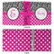 Zebra Print & Polka Dots 3 Ring Binders - Full Wrap - 2" - APPROVAL