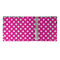 Zebra Print & Polka Dots 3 Ring Binders - Full Wrap - 2" - OPEN INSIDE