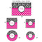 Zebra Print & Polka Dots Car Magnets - SIZE CHART