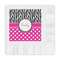 Zebra Print & Polka Dots Embossed Decorative Napkins (Personalized)