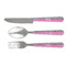 Zebra Print & Polka Dots Cutlery Set - FRONT