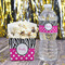 Zebra Print & Polka Dots French Fry Favor Box - w/ Water Bottle