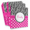 Zebra Print & Polka Dots Full Wrap Binders - PARENT/MAIN