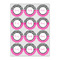 Zebra Print & Polka Dots Icing Circle - Small - Set of 12