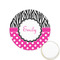 Zebra Print & Polka Dots Icing Circle - XSmall - Front