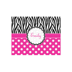 Zebra Print & Polka Dots 252 pc Jigsaw Puzzle (Personalized)