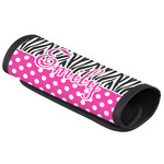 Zebra Print & Polka Dots Luggage Handle Cover (Personalized)