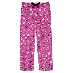 Zebra Print & Polka Dots Mens Pajama Pants - M