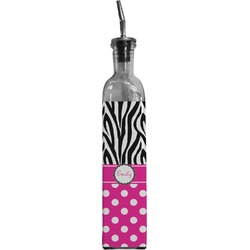 Zebra Print & Polka Dots Oil Dispenser Bottle (Personalized)