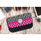 Zebra Print & Polka Dots Pencil Case - Lifestyle 1