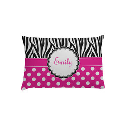 Zebra Print & Polka Dots Pillow Case - Toddler (Personalized)