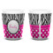 Zebra Print & Polka Dots Shot Glass - White - APPROVAL