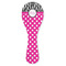 Zebra Print & Polka Dots Spoon Rest Trivet - FRONT