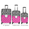 Zebra Print & Polka Dots Suitcase Set 1 - APPROVAL