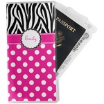 Zebra Print & Polka Dots Travel Document Holder