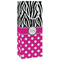 Zebra Print & Polka Dots Wine Gift Bag - Gloss - Main