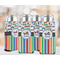 Transportation & Stripes 12oz Tall Can Sleeve - Set of 4 - LIFESTYLE