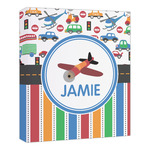 Transportation & Stripes Canvas Print - 20x24 (Personalized)