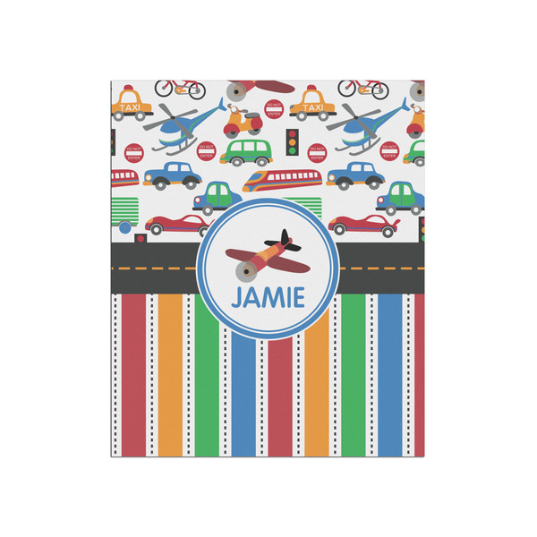 Custom Transportation & Stripes Poster - Matte - 20x24 (Personalized)