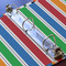 Transportation & Stripes 3 Ring Binders - Full Wrap - 1" - DETAIL