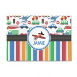 Transportation & Stripes 4' x 6' Indoor Area Rug (Personalized)