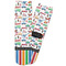 Transportation & Stripes Adult Crew Socks - Single Pair - Front and Back