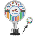 Transportation & Stripes Wine Bottle Stopper (Personalized)