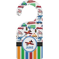 Transportation & Stripes Door Hanger (Personalized)