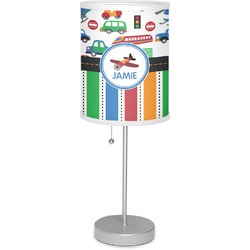 Transportation & Stripes 7" Drum Lamp with Shade Polyester (Personalized)