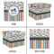 Transportation & Stripes Gift Boxes with Lid - Canvas Wrapped - X-Large - Approval