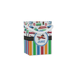 Transportation & Stripes Jewelry Gift Bags (Personalized)