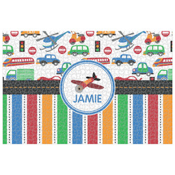 Transportation & Stripes Jigsaw Puzzle - 1000-piece (Personalized)