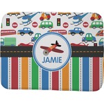 Transportation & Stripes Memory Foam Bath Mat - 48"x36" (Personalized)