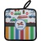 Transportation & Stripes Neoprene Pot Holder