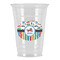 Transportation & Stripes Party Cups - 16oz - Front/Main