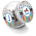 Transportation & Stripes Puppy Treat Jar (Personalized)