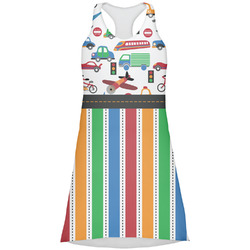Transportation & Stripes Racerback Dress - Medium
