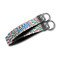 Transportation & Stripes Webbing Keychain FOBs - Size Comparison