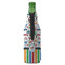 Transportation & Stripes Zipper Bottle Cooler - BACK (bottle)
