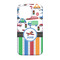 Transportation & Stripes iPhone 13 Case - Back