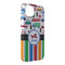 Transportation & Stripes iPhone 14 Plus Case - Angle