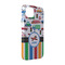 Transportation & Stripes iPhone 14 Pro Case - Angle