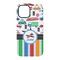 Transportation & Stripes iPhone 15 Pro Tough Case - Back