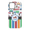 Transportation & Stripes iPhone 15 Tough Case - Back