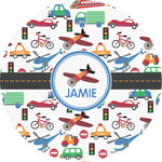 Transportation Multipurpose Round Labels - Custom Sized (Personalized)