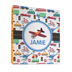 Transportation 3 Ring Binder - Full Wrap - 1" (Personalized)